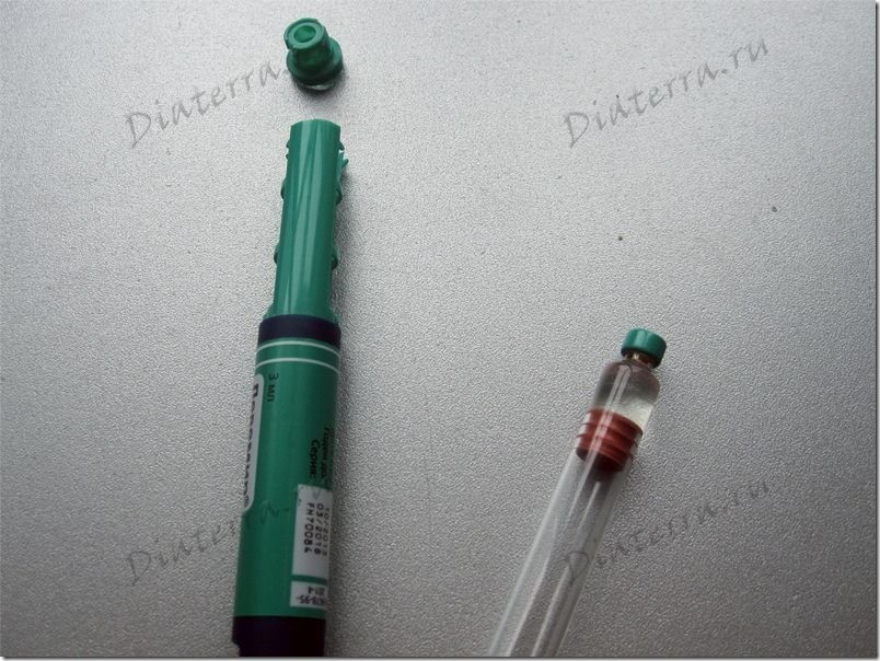 как разобрать шприц ручку для инсулина